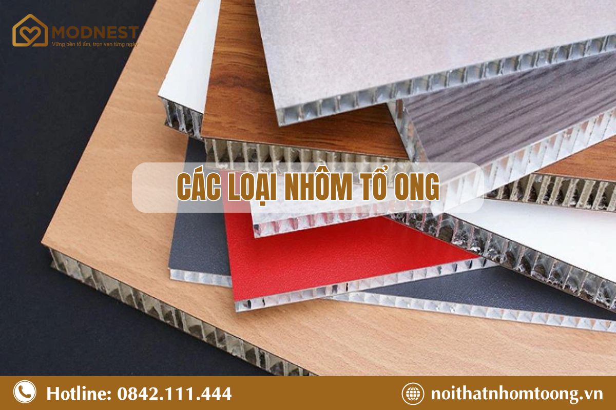 Các loại nhôm tấm tổ ong sử dụng phổ biến hiện nay