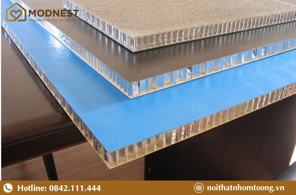 Nhôm tấm tổ ong được sản xuất với nhiều biến thể đáp ứng đa dạng nhu cầu sử dụng