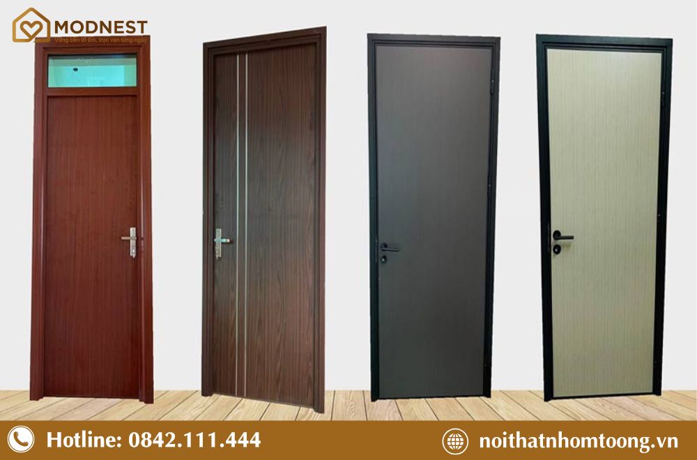 Cửa nhôm tấm tổ ong có thể dễ dàng tùy chỉnh đáp ứng yêu cầu của từng công trình