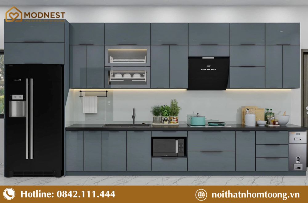 Scandinavian tạo cảm giác mở rộng rãi cho không gian nhà bếp