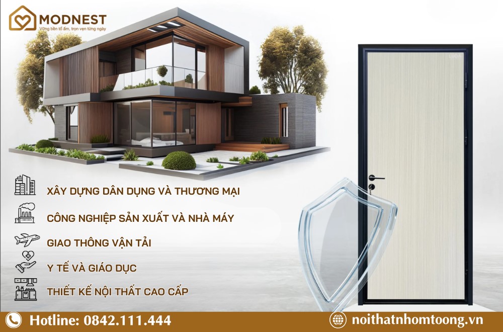 Nhôm tấm tổ ong được ứng dụng trong rất nhiều ngành nghề hiện nay