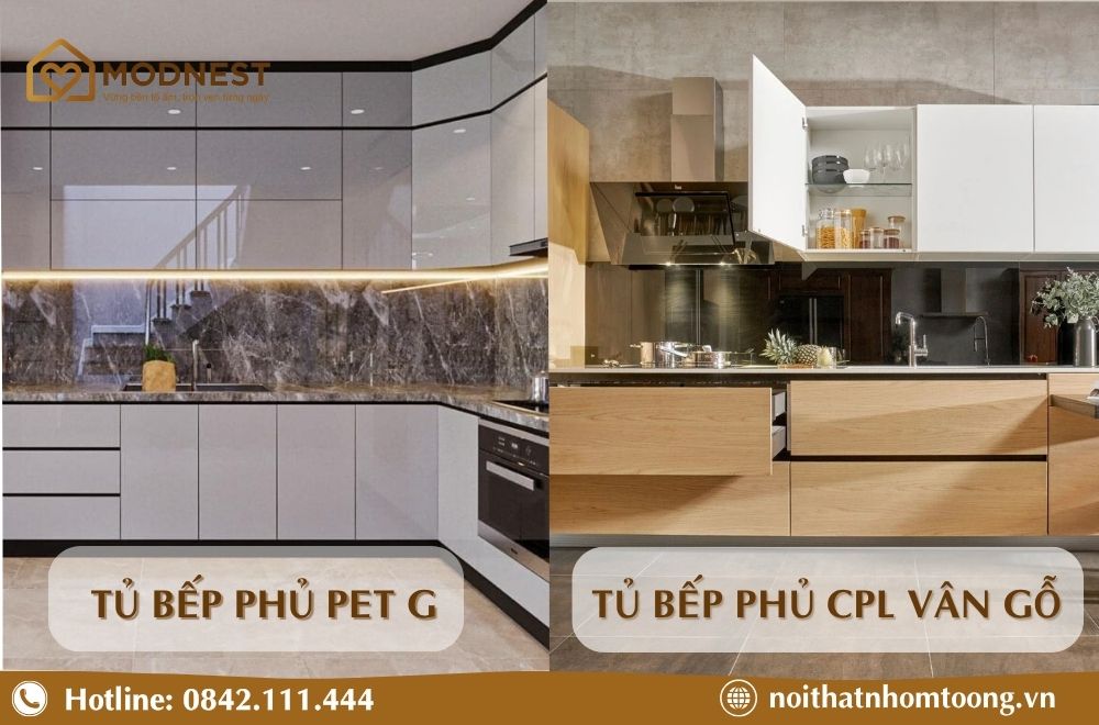 Hai loại vật liệu phủ bề mặt được ứng dụng rông rãi trong thiết kế nội thất