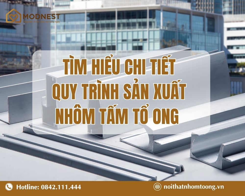 Quy trình sản xuất nhôm tấm tổ ong